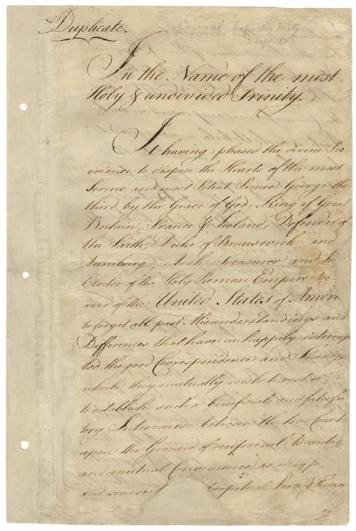 Treaty of Paris recognizes United States independence historical image 1