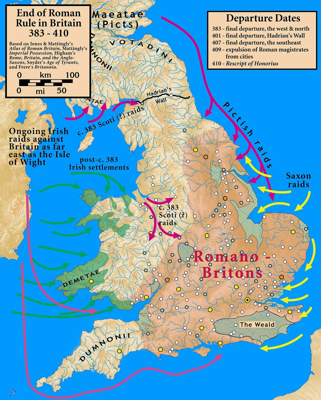 The Groans of the Britons appeal to Rome historical image 1