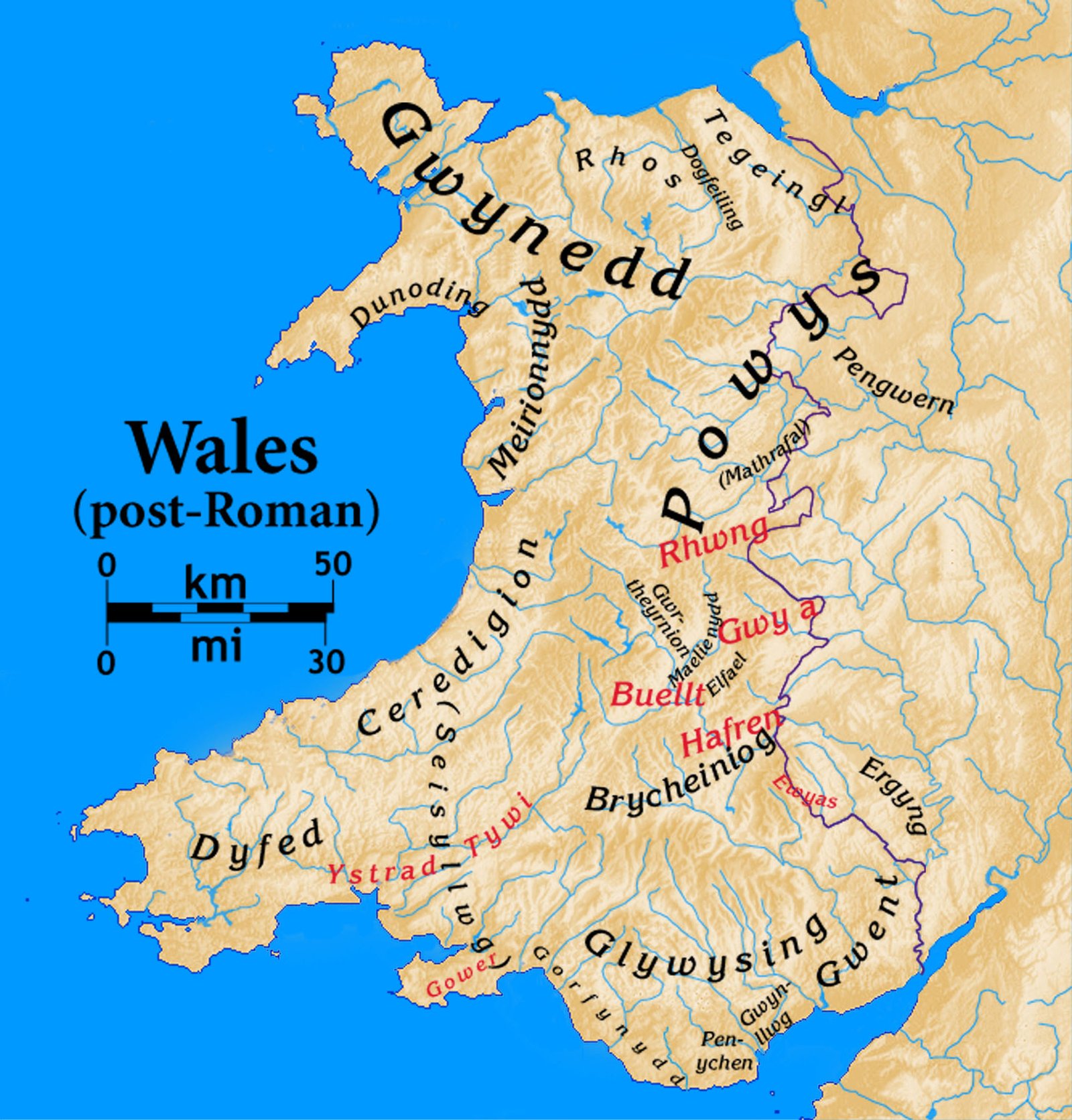 Brittonic kingdoms consolidate in Wales historical image 1